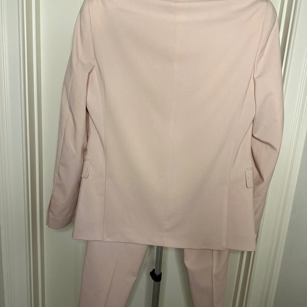 Men's Elegant Light Pink Suit Set US 36R jacket/ pant waist 32 length 39” - Picture 6 of 7